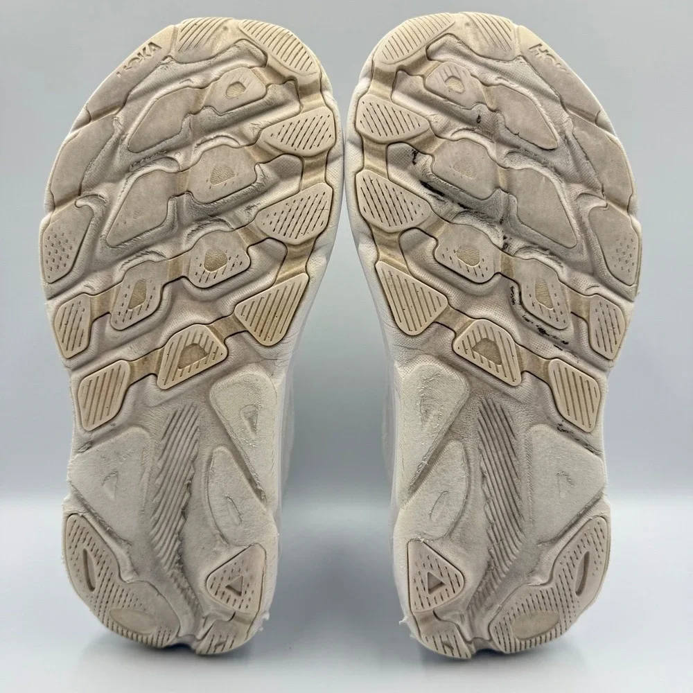 Hoka One‎ One Clifton 9 Running Shoes White Women's Size 7.5 Athletic Sneakers